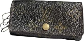 Louis Vuitton Pre-owned Accessories, female, Brown, Size: ONE SIZE Pre-owned Leather Key-Holder