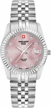Swiss Alpine Military Solaris Horloge - Dames - Accessoires - Grijs - Maat: ONE Size