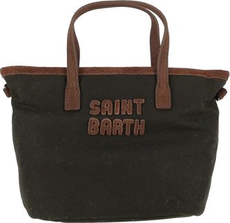 MC2 Saint Barth Mini City Compact Rectangular Logo Accent Handbag