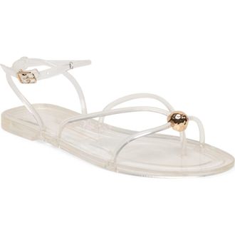 Dolce Vita Kenley Ankle Strap Jelly Sandal in Crystal at Nordstrom, Size 11