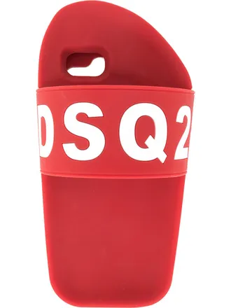 Dsquared2 Slipper iPhone 6/7 plus hoesje - Rood