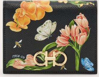 Ferragamo Donna Portafoglio compatto Gancini Multicolore