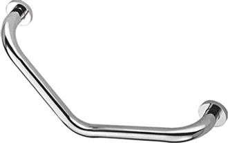 OEM Barra De Apoyo Para Ducha De 44 Cm, Manija Para Ba&ntilde;o, Cromo, Acero Inoxidable, Plata