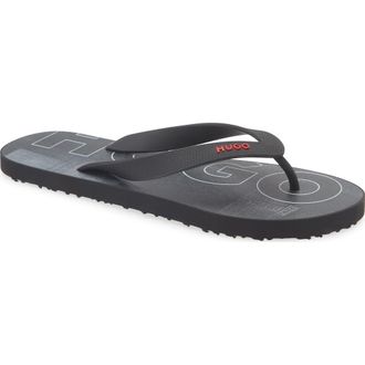 BOSS Arvel Flip Flop in Open Grey at Nordstrom Rack, Size 10/11