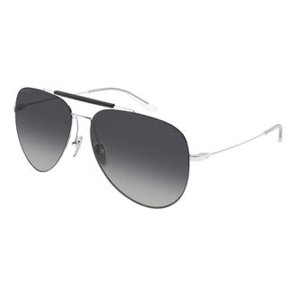 Gucci Aviator Zonnebril - Heren - Accessoires - Grijs - Maat: 60 MM Nylon