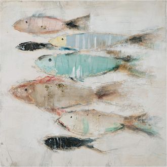 Schubiger M&ouml;bel Bild Fischschwarm 2