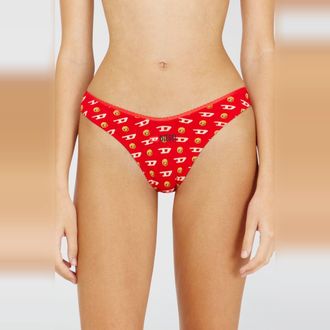 Diesel Three-pack cheeky briefs with Christmas print - Panties - Woman - Multicolor