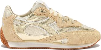 Diadora Equipe Revenge Iride Gold Suede Sneakers