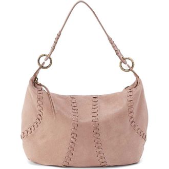 Hobo Opal Leather Shoulder Bag in Hazel at Nordstrom
