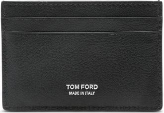 Tom Ford Portacarte con logo - Nero