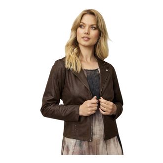 In Front Chaqueta Blazer Mapelina Marr&oacute;n - Jackets - Mujer - Marr&oacute;n - 2XL
