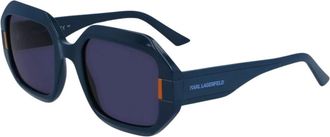 Karl Lagerfeld Zonnebril - Dames - Zonnebrillen - Blauw - 53 MM - Accessoires