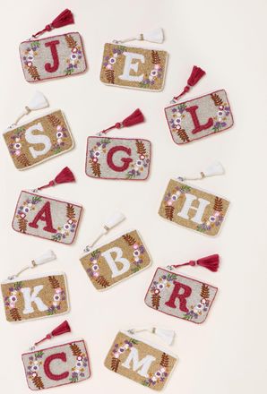 Fat Face FatFace Multi Alphabet Beaded Purse