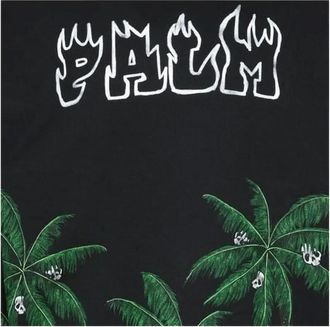 Palm Angels Palms & Skulls sweater - Zwart
