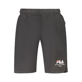 Fila Zwarte Katoenen Herenbroek