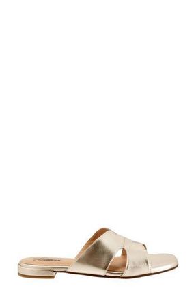 Trotters Nell Slide Sandal in Champagne at Nordstrom Rack, Size 6.5