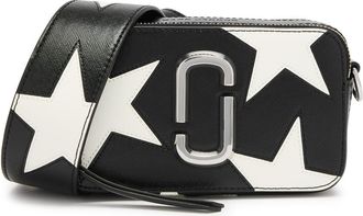 Marc Jacobs The Snapshot Printed Leather Cross-body bag - Black And White - One Size