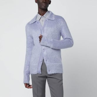 Gucci Cardigan in lana mohair spazzolata