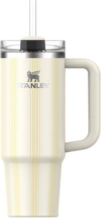 Stanley The Quencher H2.O Flowstate 30-Ounce Tumbler in Cream Picnic Stripe at Nordstrom