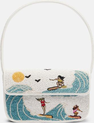 Staud Borsa a spalla Tommy con paillettes