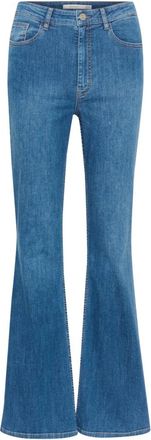 Gestuz Flared Jeans - Dames - Flared Jeans - Blauw - W28 L32 - Jeans
