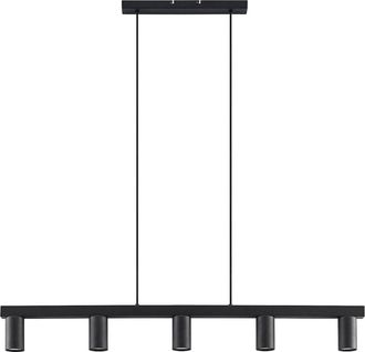 Lindby Lindby L&aacute;mpara Colgante baliko En Negro De Metal