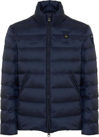 Blauer Chaqueta de plum&oacute;n acolchada brillante - Jackets - Hombre - Azul - M