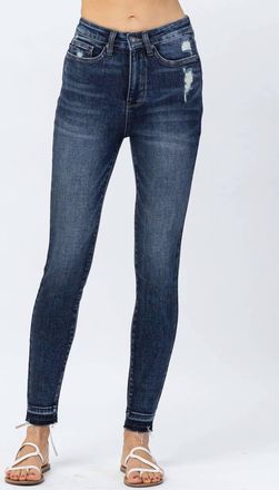 Judy Blue Tummy Control Skinny Jeans - Plus In Blue