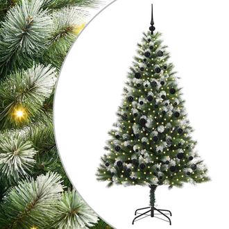 vidaXL &Aacute;rbol De Navidad Artificial Plegable Con Nieve Esponjosa 210 Cm Vidaxl