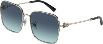 Tiffany & Co. TF3093D Asian Fit 60219S Womens Sunglasses Gold Size 60