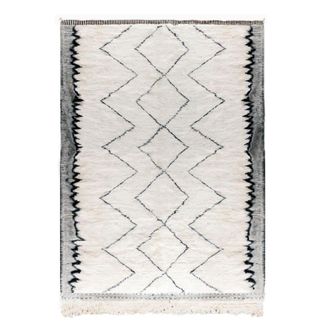 AFK Living Alfombra bereber elegante y de dise&ntilde;o anudada a mano 250 x 350 cm