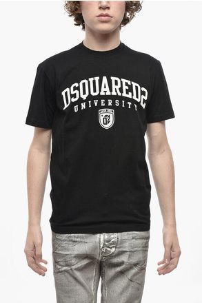 Dsquared2 Cotton Crewneck T-Shirt D2 UNIVERSITY size Xs