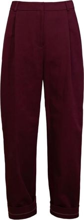 RXQUETTE Beam pleated trousers - women - Fabric - 38 - Red