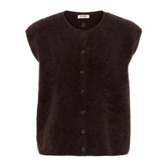 LeComte Rodeo Street Vest - Dames - Jassen - Bruin - Maat: S Wol