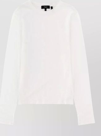 Theory long sleeve knitted top