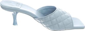 Jeffrey Campbell Heeled Mules - Dames - Muiltjes - Blauw - 41 EU - Leer - Schoenen