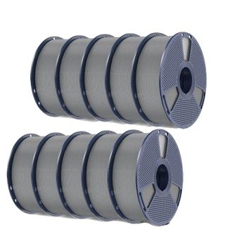 OEM Filamento Para Impresi&oacute;n 3d, Material Abs, Compatible Con Impresoras Fdm, Gris, 10 Kg