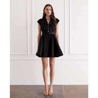 Aqua Blu Australia Juliette Mini Dress in Fonce at Nordstrom, Size X-Large