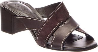 Tod's Tods Leather & Suede Sandal