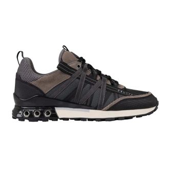Cruyff Heren Fearia Suede Hex-Tech Trainers (Zwart)