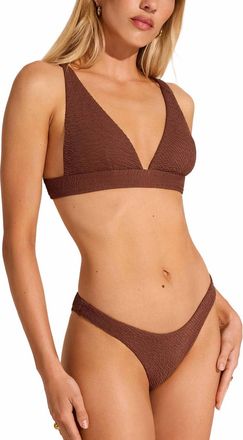 Vitamin A Lyra Bralette Top In Brown