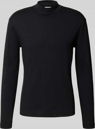 Drykorn Drykorn Longsleeve mit Stehkragen Modell MORITZO in Black, Größe XL
