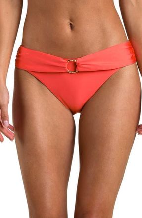 Sunshine 79 Ring Sash Bikini Bottoms in Shocking Orange at Nordstrom, Size 12