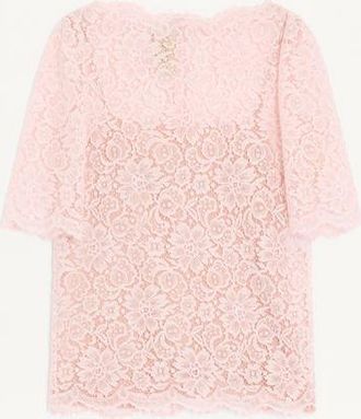 Valentino Lace Top Woman PINK 36