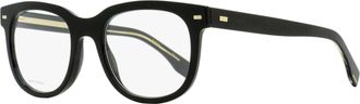 BOSS Boss Mens Magnetic Clip-On Eyeglasses B1444CS-1 807IR Black 52mm