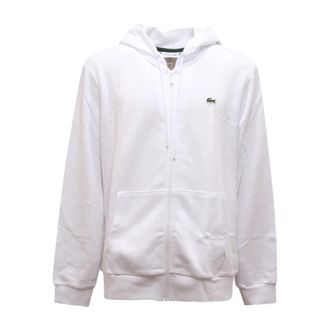 Lacoste Classic Fit Sweatshirt met Volledige Rits - Heren - Vesten met rits - Wit - XL - Hoodies & sweatvesten