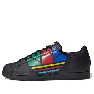 adidas Superstar Pure Colorful Trefoil - Core Black FU9518