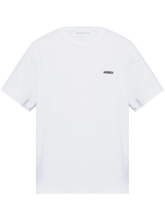 Helmut Lang T-shirt con applicazione - Bianco