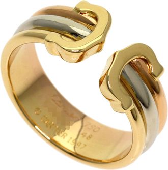 Cartier Yellow Gold (18K) Pink Gold (18K) White Gold (18K) Band Ring (Pre-Owned)