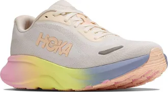 Hoka One One Rincon 5 Running Shoe in Alabaster/tangerine Glow at Nordstrom, Size 10.5